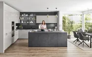 Cuisines Elite Novalux, Gris soie brillant 1