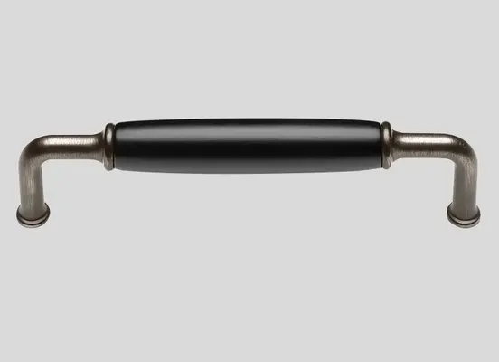 Poignée métallique, Noir/anthracite, Brossé