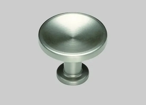 Bouton métallique, Couleur inox