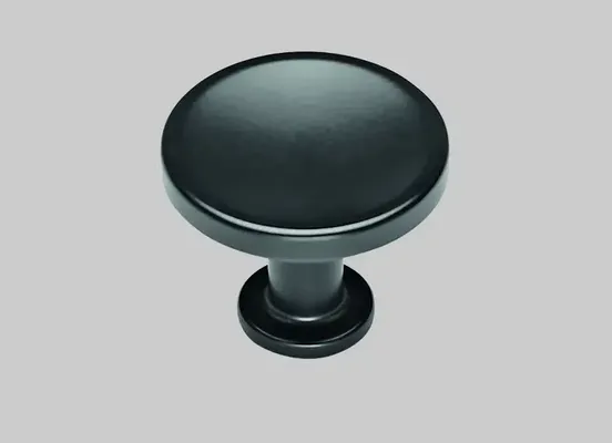 Bouton métallique, Noir