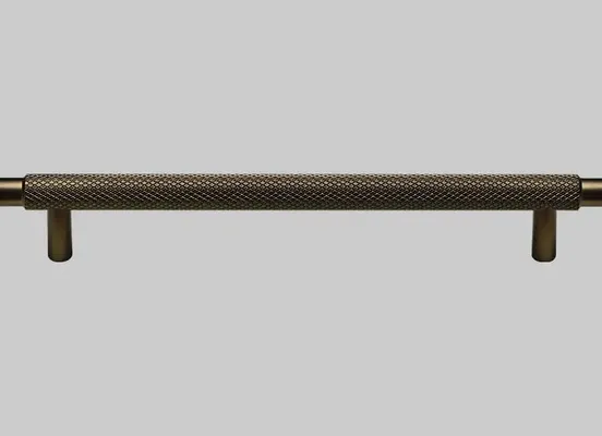 Poignée métallique, couleur bronze métallique