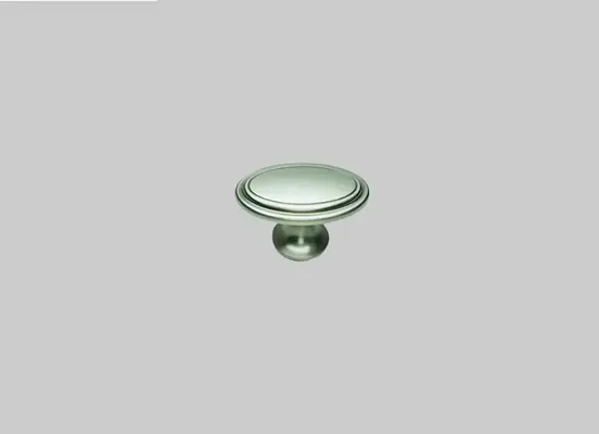 Bouton, Couleur inox, Mat