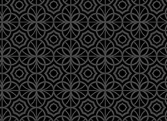Décor kaléidoscope noir