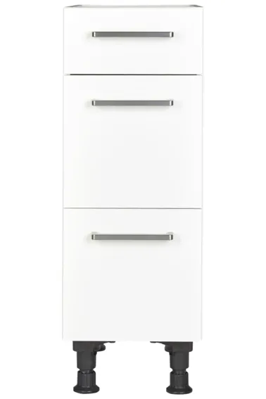 Cuisines Elite Meuble bas casserolier largeur 30 cm, 1 tiroir, 2 coulissants