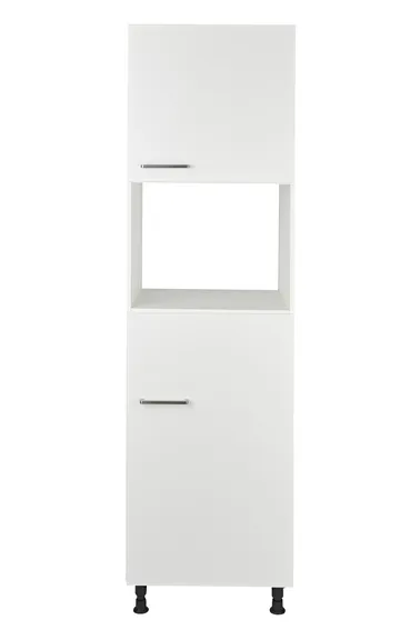 Cuisines Elite Colonne pour réfrigérateur et micro-ondes / four à cuisson vapeur / appareil compact, largeur 60 cm, 2 portes