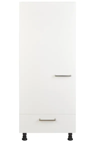 Cuisines Elite Demi-colonne réfrigérateur intégrable, largeur 60 cm, encastrement 123 cm, 1 tiroir, 1 porte
