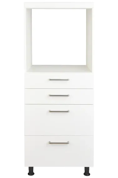 Cuisines Elite Demi-colonne four largeur 60 cm, 2 tiroirs, 2 coulissants