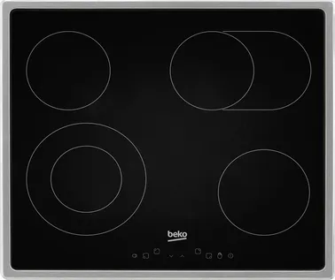 Cuisines Elite Table de cuisson vitrocéramique, zone de cuisson extensible, indépendante, largeur 58 cm