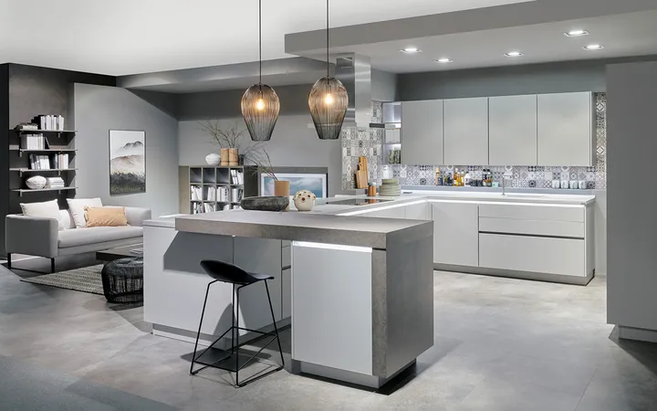 Cuisines Elite Touch, Gris pierre super mat 2