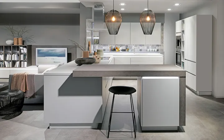 Cuisines Elite Touch, Gris pierre super mat 0