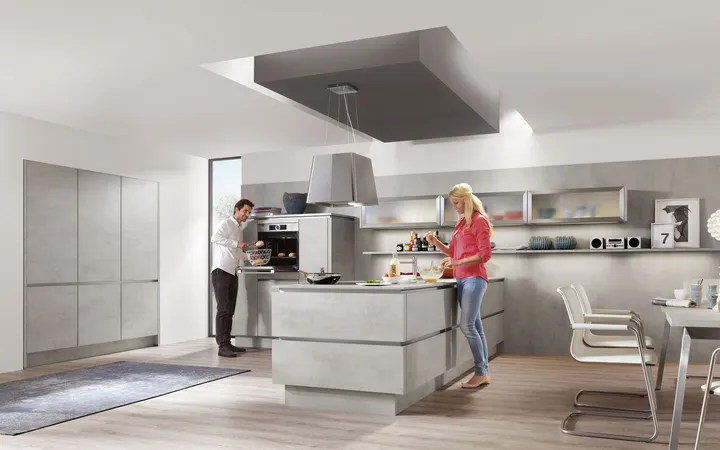 Cuisines Elite Riva Décor béton gris terre 0