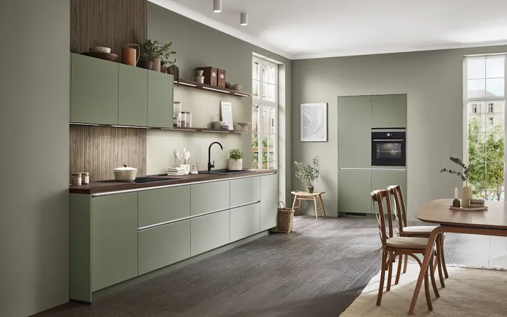 Cuisines Elite Senso, Vert olive mat premium 0