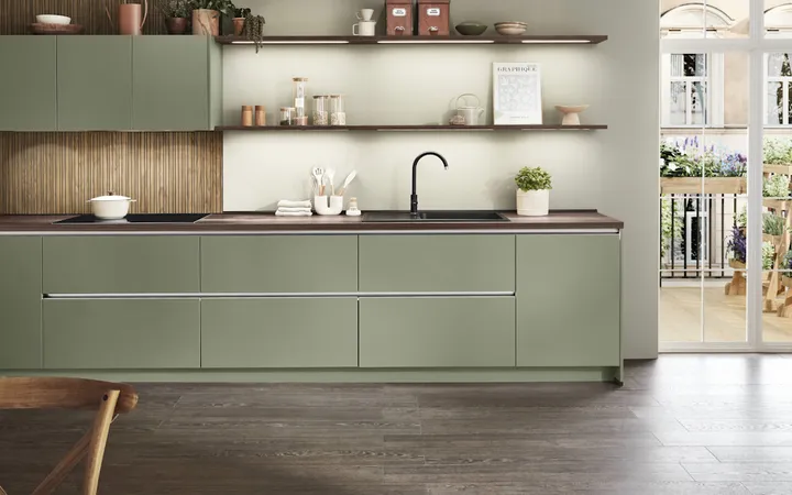 Cuisines Elite Senso, Vert olive mat premium 1