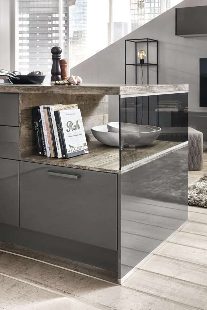Cuisines Elite Flash, Gris ardoise brillant 2