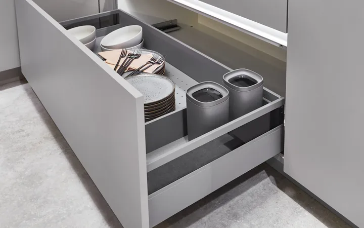 Cuisines Elite Laser, Gris taupe 2