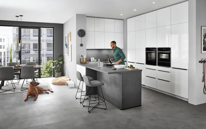Cuisines Elite Novalux, Blanc alpin brillant 1