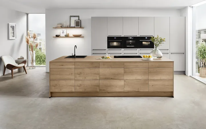 Cuisines Elite Softline, Gris soie mat parfait 0
