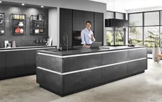 Cuisines Elite Laser, Décor béton noir 0