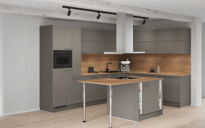 Cuisines Elite Cuisine en îlot 338,2 cm x 248,2 cm électroménagers inclus planning 1 1