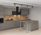 Cuisines Elite Cuisine en îlot 483,4 cm électroménagers inclus planning 1 1