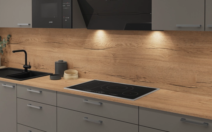 Cuisines Elite Cuisine en îlot 483,4 cm électroménagers inclus planning 1 2