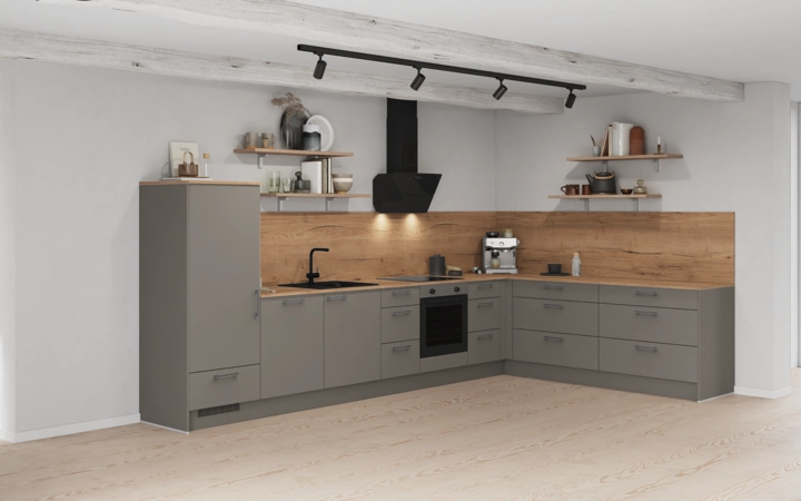 Cuisines Elite Cuisine en L 396,6 cm x 246,8 cm électroménagers inclus planning 1 1