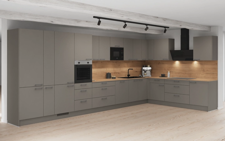 Cuisines Elite Cuisine en L 516,6 cm x 276,8 cm électroménagers inclus planning 1 1