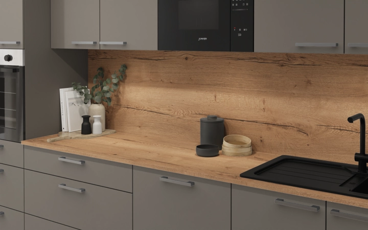 Cuisines Elite Cuisine en L 516,6 cm x 276,8 cm électroménagers inclus planning 1 2