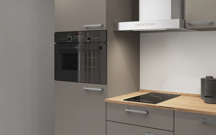 Cuisines Elite Cuisine linéaire 240 cm électroménagers inclus planning 1 2
