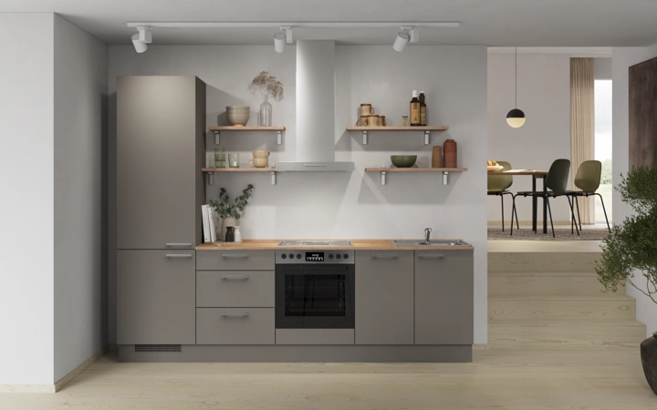 Cuisines Elite Cuisine linéare 270 cm électroménagers inclus planning 10 0