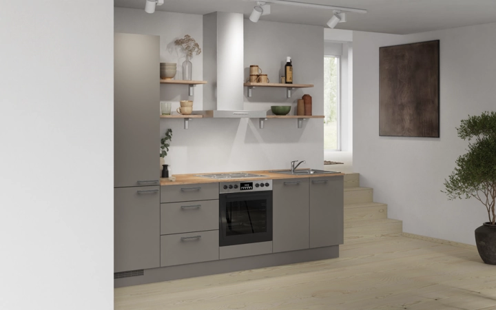 Cuisines Elite Cuisine linéare 270 cm électroménagers inclus planning 10 1