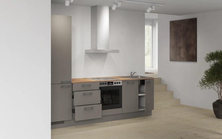 Cuisines Elite Cuisine linéare 270 cm électroménagers inclus planning 10 4