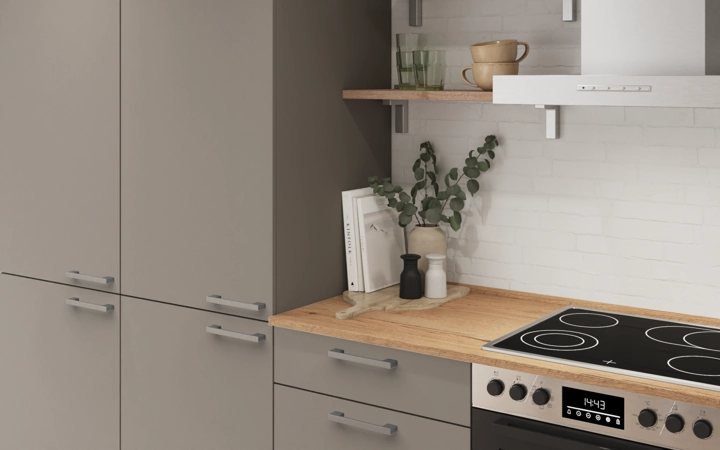 Cuisines Elite Cuisine linéare 330cm électroménagers inclus planning 10 2