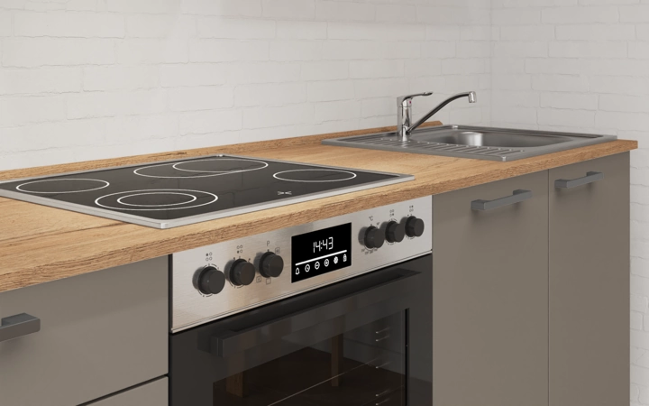 Cuisines Elite Cuisine linéare 330cm électroménagers inclus planning 10 3