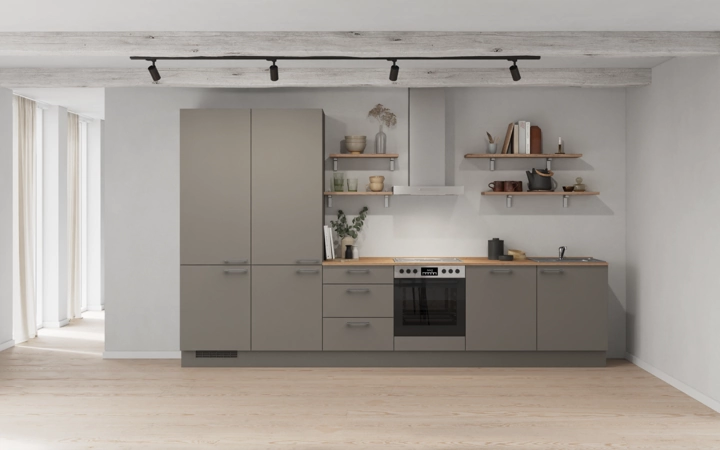 Cuisines Elite Cuisine linéare 360 cm électroménagers inclus planning 10 0