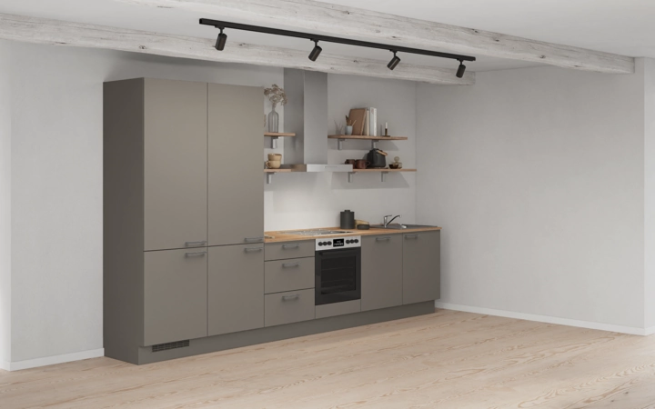 Cuisines Elite Cuisine linéare 360 cm électroménagers inclus planning 10 1