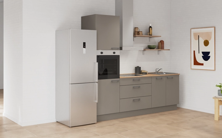 Cuisines Elite Cuisine linéaire 240 cm électroménagers inclus planning 11 1