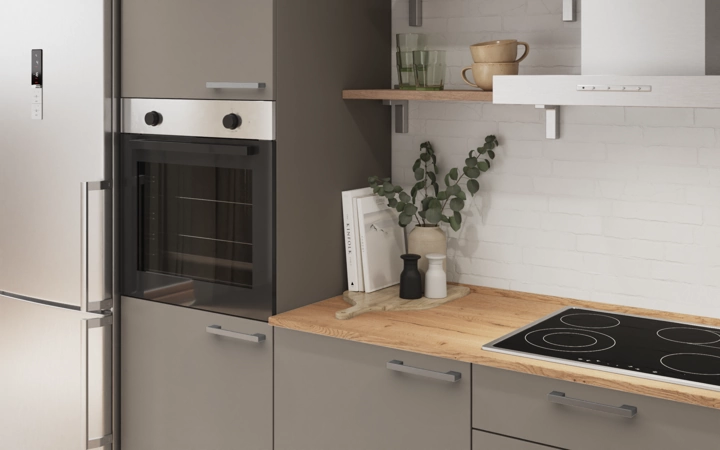Cuisines Elite Cuisine linéare 270 cm électroménagers inclus planning 11 2