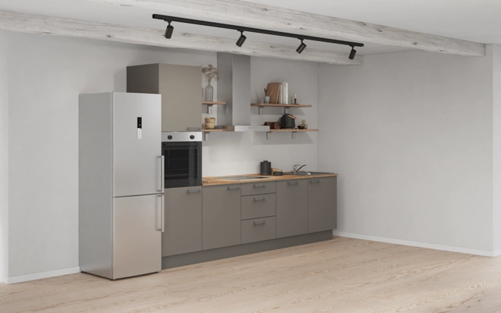 Cuisines Elite Cuisine linéaire 300 cm électroménagers inclus planning 11 1