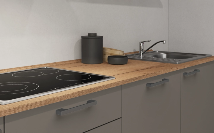 Cuisines Elite Cuisine linéaire 300 cm électroménagers inclus planning 11 3