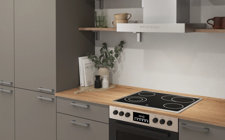 Cuisines Elite Cuisine en L 366,6 cm x 246, 6 cm électroménagers inclus planning 12 2