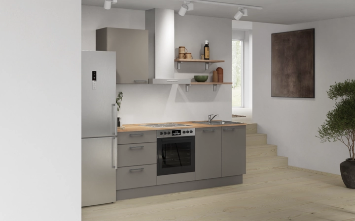 Cuisines Elite Cuisine linéaire 210 cm électroménagers inclus, planning 12 1
