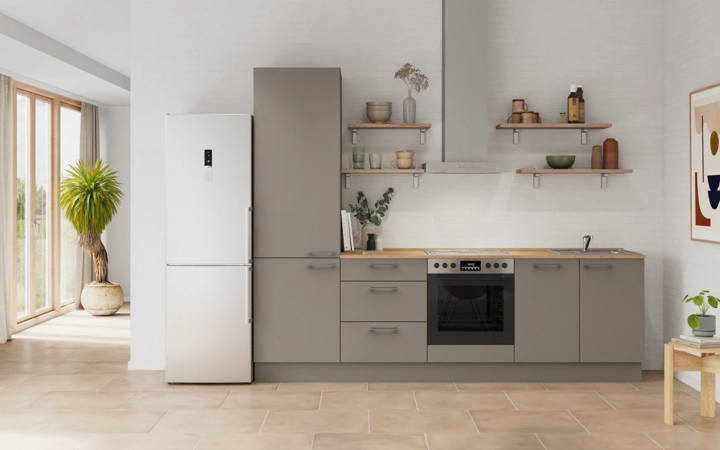 Cuisines Elite Cuisine linéare 270 cm électroménagers inclus planning 12 0