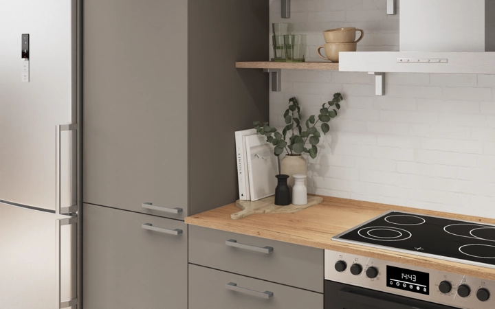 Cuisines Elite Cuisine linéare 270 cm électroménagers inclus planning 12 2