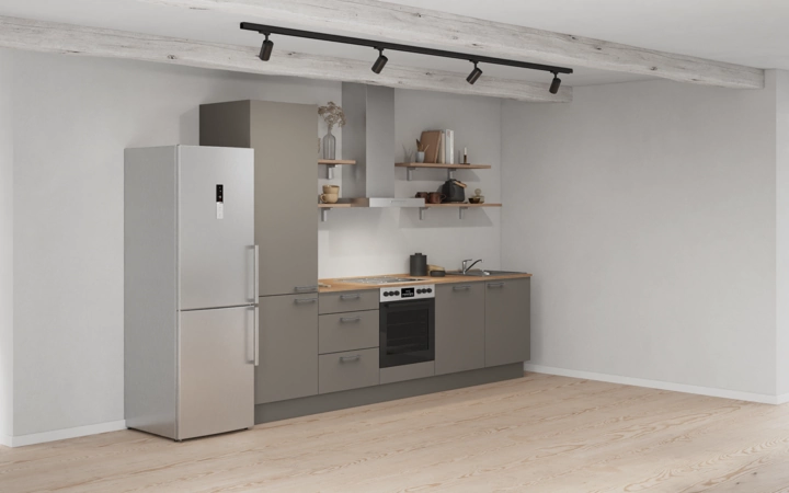 Cuisines Elite Cuisine linéaire 300 cm électroménagers inclus planning 12 1