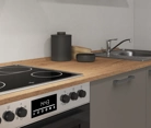 Cuisines Elite Cuisine linéaire 300 cm électroménagers inclus planning 12 3