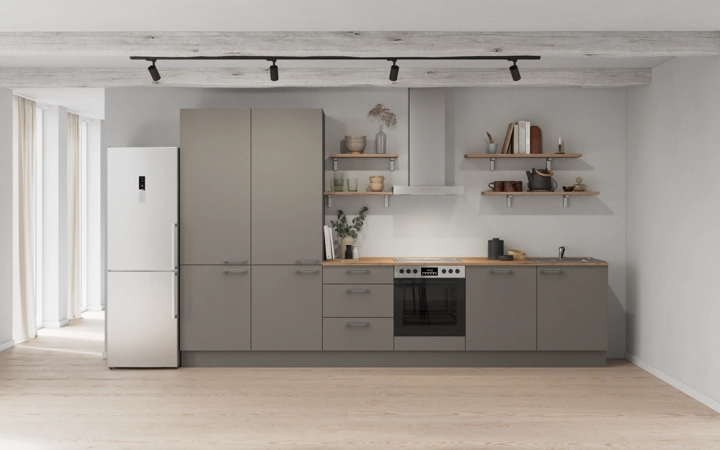 Cuisines Elite Cuisine linéare 360 cm électroménagers inclus planning 12 0