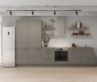 Cuisines Elite Cuisine linéare 360 cm électroménagers inclus planning 12 0