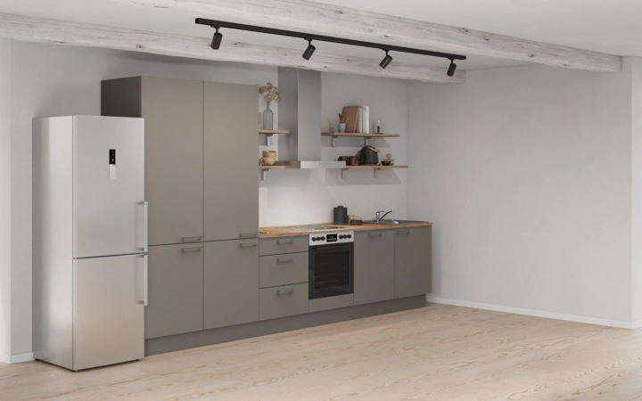 Cuisines Elite Cuisine linéare 360 cm électroménagers inclus planning 12 1