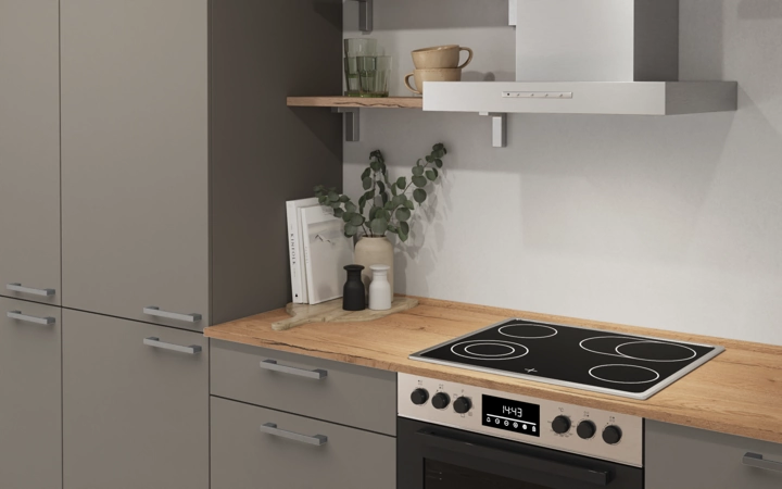 Cuisines Elite Cuisine linéare 360 cm électroménagers inclus planning 12 2